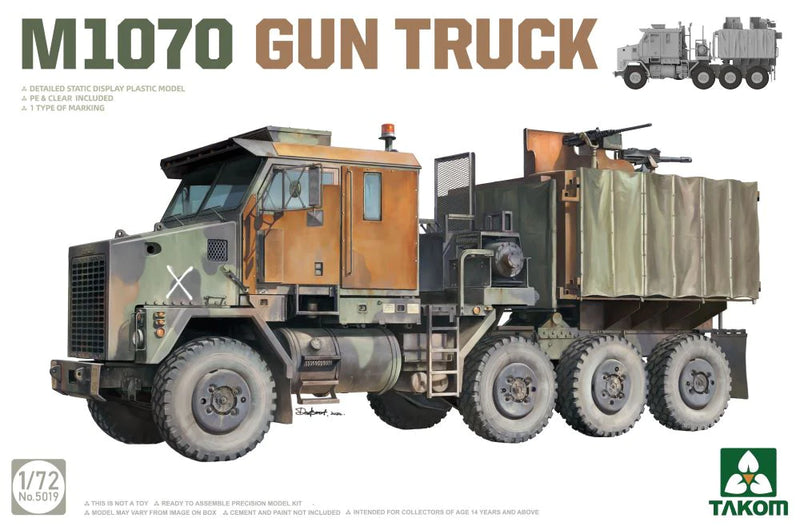 Takom Models - 5019 - 1:72 - M1070 Gun Truck Kit