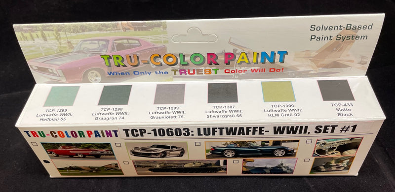 Tru-Color Paint 10603 Luftwaffe WWII Paint Set