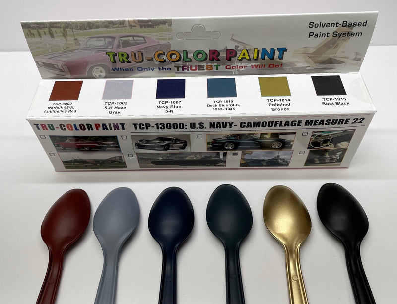 Tru-Color Paint 13000 Measure 22 US Navy Camo Paint Set (6-Pack of 1oz Bottles)