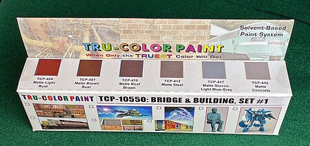 Tru-Color Paint 10550 Bridge & Building Paint Set