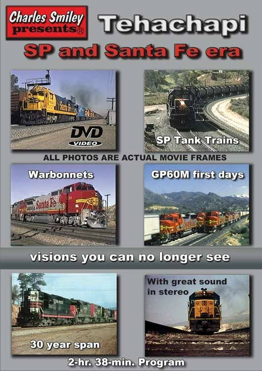 Charles Smiley Videos DVD 144 Tehachapi, SP & Santa Fe Era
