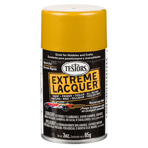 Rust-oleum 1839MT Testors Enamel Spray, Inca Gold Lacquer (3oz)