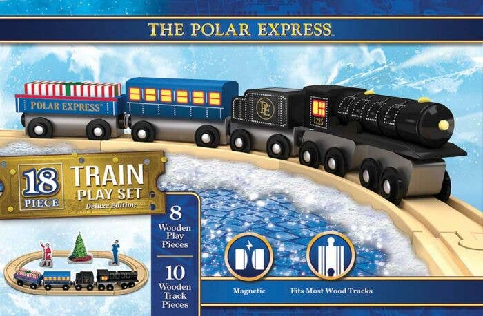 Train Enthusiast Vendors 42077-4 The Polar Express, Complete Train Play Set