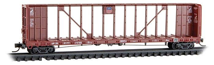 Micro-Trains N 053 00 760 Thrall 60' 8" Centerbeam Flatcar, Union Pacific