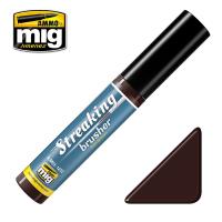 Ammo Mig Streakingbrusher - Red Brown