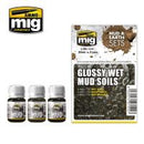 Ammo Mig 7442 GLOSS WET MUD WEATHERSET