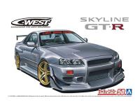 Aoshima 1/24 Nissan C-West BNR34 Skyline GT-R '02
