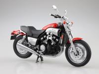 Aoshima 1/12 Diecast Motorcycle Yamaha Vmax Fire Red