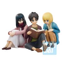 Bandai Ichibansho Figure Eren Jaeger & Mikasa Ackermann & Armin Arlert (Rumbling) "Attack on Titan"