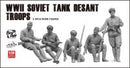 Border Model 1/35 WWII Soviet Tank Desant Troops