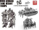 Border Model 1/35 WWII German Tank Desant Troops