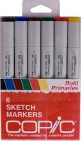 Copic Sketch Marker Bold Primaries 6Pc Set