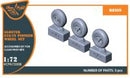 Clear Prop 1/72 Gloster E28/39 Pioneer wheel set