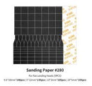 DSPIAE SP-ES02 Sanding Paper for Flat Reciprocating Sanding Head