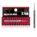 DSPIAE XPB-01 Dawning Tungsten Steel Push Broach 0.1mm