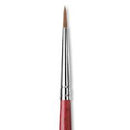 Da Vinci Cosmotop Spin 5580 Watercolor Brush - Round, Short Handle, Size 1