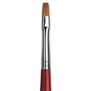 Da Vinci Cosmotop Spin 5580 Watercolor Brush - Flat, Short Handle, Size 4