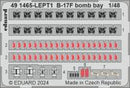 Eduard B-17F bomb bay 1/48 Photo etched set for EDUARD
