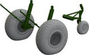 Eduard B-17F wheels oval tread 1/48 Brassin for EDUARD