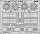 Eduard B-24H cockpit & engines 1/72 Photo etched set for AIRFIX