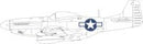 Eduard 1/48 P-51D national insignia [Masks], for EDUARD