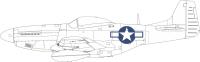 Eduard 1/48 P-51D national insignia [Masks], for EDUARD