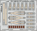 Eduard B-17F seatbelts steel 1/48 Zoom set for EDUARD