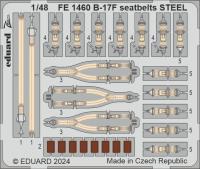 Eduard B-17F seatbelts steel 1/48 Zoom set for EDUARD
