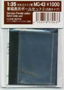 FineMolds 1/35 German Fender Poles Set
