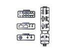 Fujimi 1/32 Highway Aesthetics Series No.13 (SP13) Set 8 Tail Light, Bus Light, Chandelier - Clear & Metal-Plated Accessory Upgrade Parts