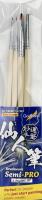 GodHand EBRSP-SN-SET Brushwork Semi-PRO 4 brushes set