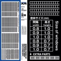Model Art 1/700 Windows Frames Sets 1 for IJN Vessel Models Photo Etched Parts
