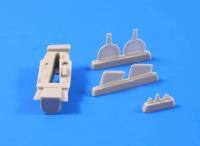 CMK 1/48 P-39D,F,K,M,N,Q Airacobra-Front+Main Wheels for HAS