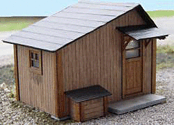 GCLaser 201 Tool Shed -- Kit - 1-9/32 x 1 x 15/16" 3.3 x 2.5 x 2.4cm, N Scale