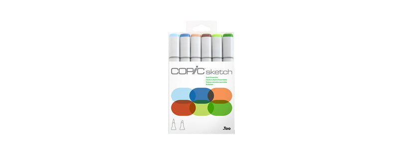 Copic Sketch Marker Earth Essentials 6Pc Set