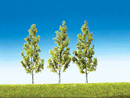 Faller HO 181372 Top Series Trees, White Birch, 5-3/16" 13cm Tall (3)