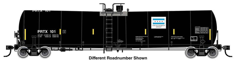 PREORDER Walthers Mainline HO 910-48235 Trinity 25,000-Gallon Tank Car, Chicago Ashphalt PRTX
