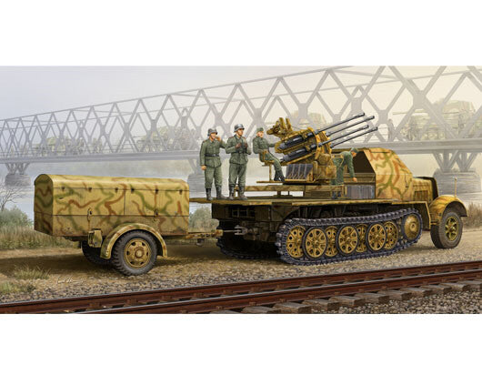 Trumpeter Models 1524 German Sdkfz.7/1 Halftrack 1:35