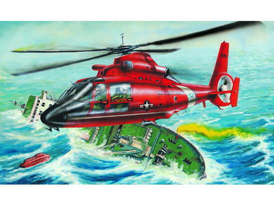 Trumpeter 2801 Hh-65A Dolphin Uscg 1:48
