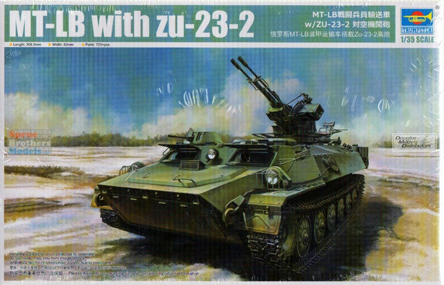 Trumpeter 9618 Soviet MTLB w/ZU23-2 1:35