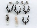 Micro-Trains N 1129 Truck Mount Couplers, "T" Shank .245" .62cm (Medium) 2 Pairs