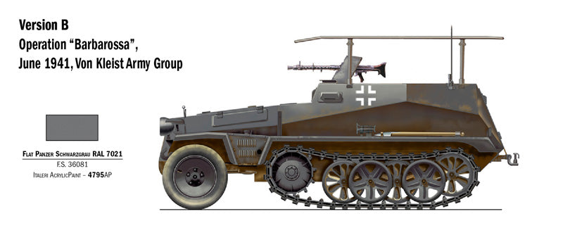Italeri 7034 Sd. Kfz. 250/3 1:72