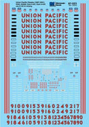 Microscale HO 87-523 Union Pacific, UP, High Tech Diesels; GE Dash 8-40C & EMD SD60M 1987