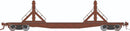 PREORDER Rapido HO 138499 F30D 50' Rail Flat Car , Painted Unlettered