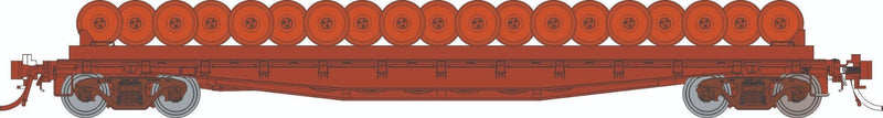 PREORDER Rapido HO 138599 F30D 50' Wheel Flat Car, Painted Unlettered