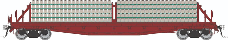 PREORDER Rapido HO 138399 F30D 50' Tie Car, Painted Unlettered