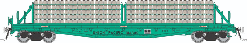 PREORDER Rapido HO 138305 F30D 50' Tie Car Set, Union Pacific MOW (6-Pack)