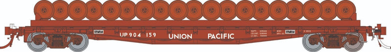 PREORDER Rapido HO 138508A F30D 50' Wheel Flat Car, Union Pacific MOW