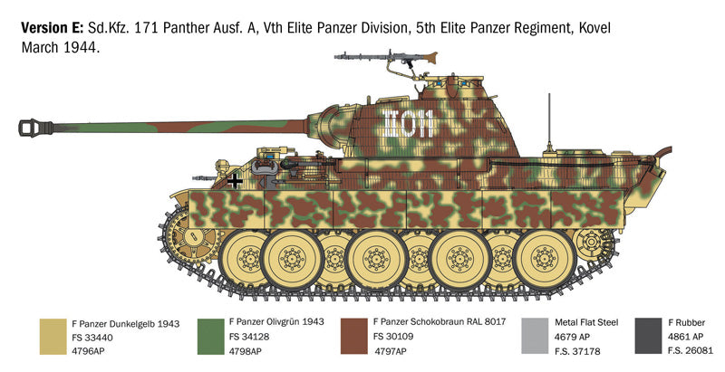 Italeri 0270 SD.KFZ. 171 PANTHER AUSF. A 1:35