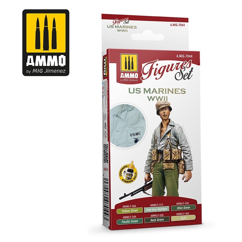 Ammo Mig 7044 US MARINES WWII
